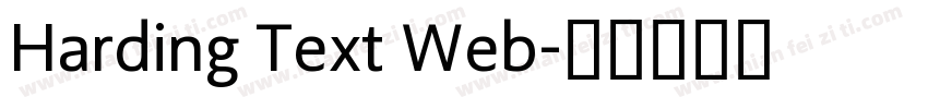 Harding Text Web字体转换